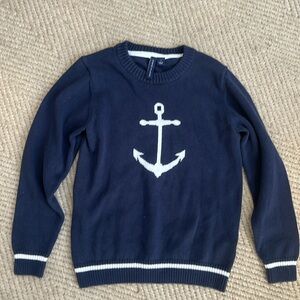 Janie and Jack nautical navy sweater